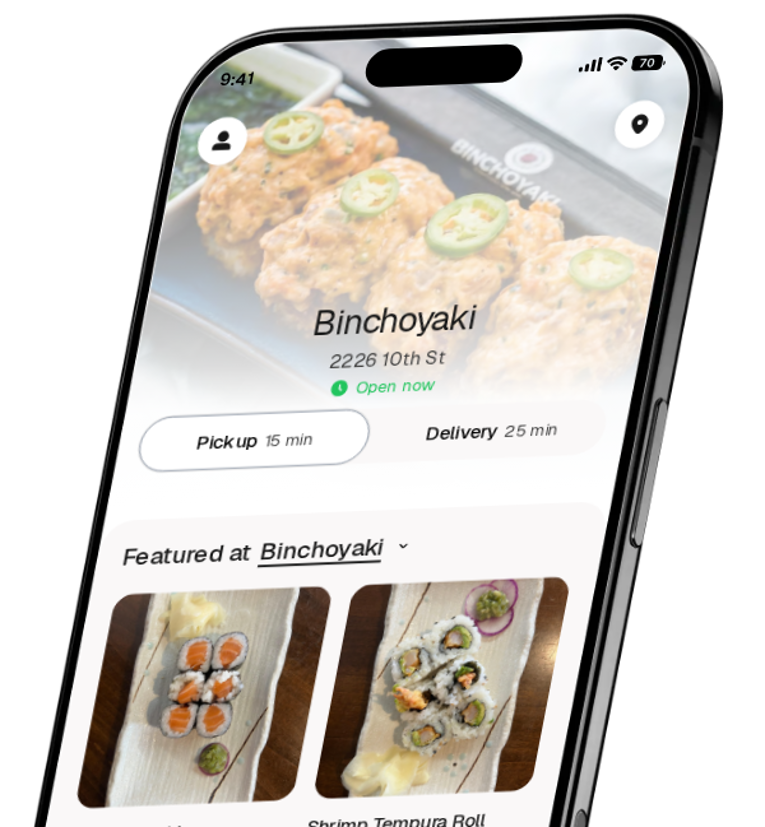 Binchoyaki app preview