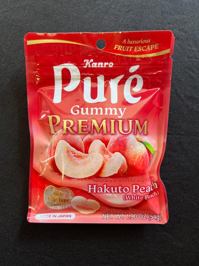 Pure Gummy Premium White Peach.