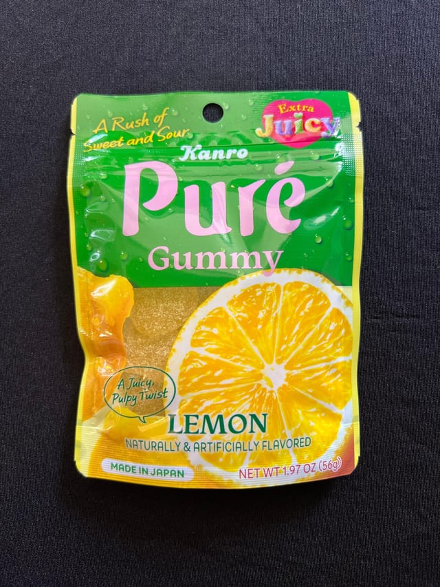 Pure Gummy Lemon.