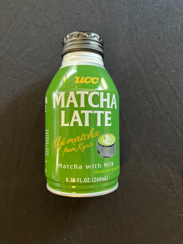 UCC Matcha Latte.