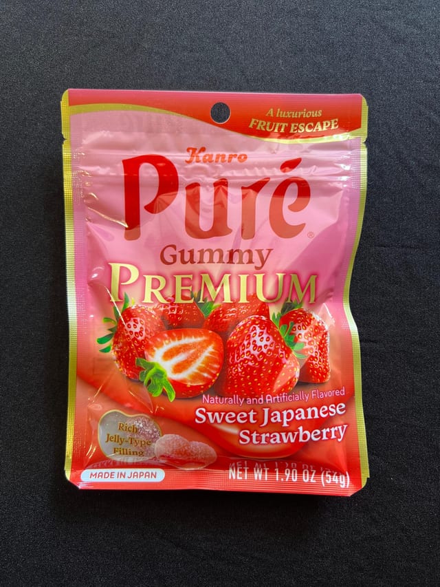 Pure Gummy Premium Strawberry.