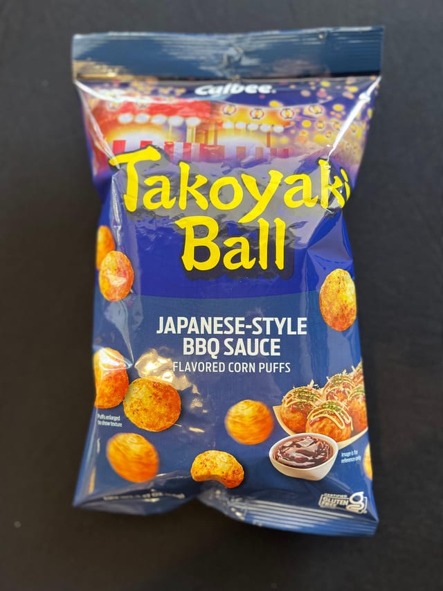 Calbee Takoyaki Ball Snacks.