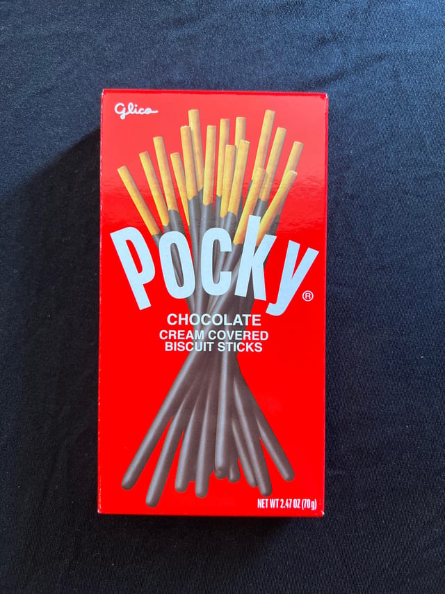 Pocky Chocolate.