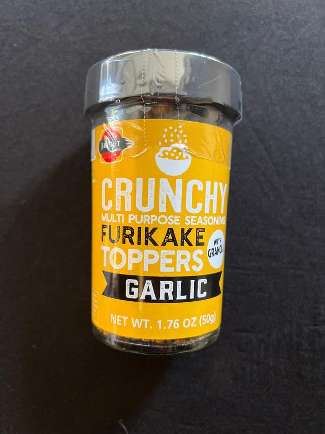 Crunchy Furikake Garlic.